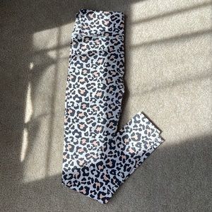 Target White cheetah print leggings